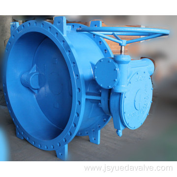Double Flange Butterfly Valve Awwa C504 with Gearbox